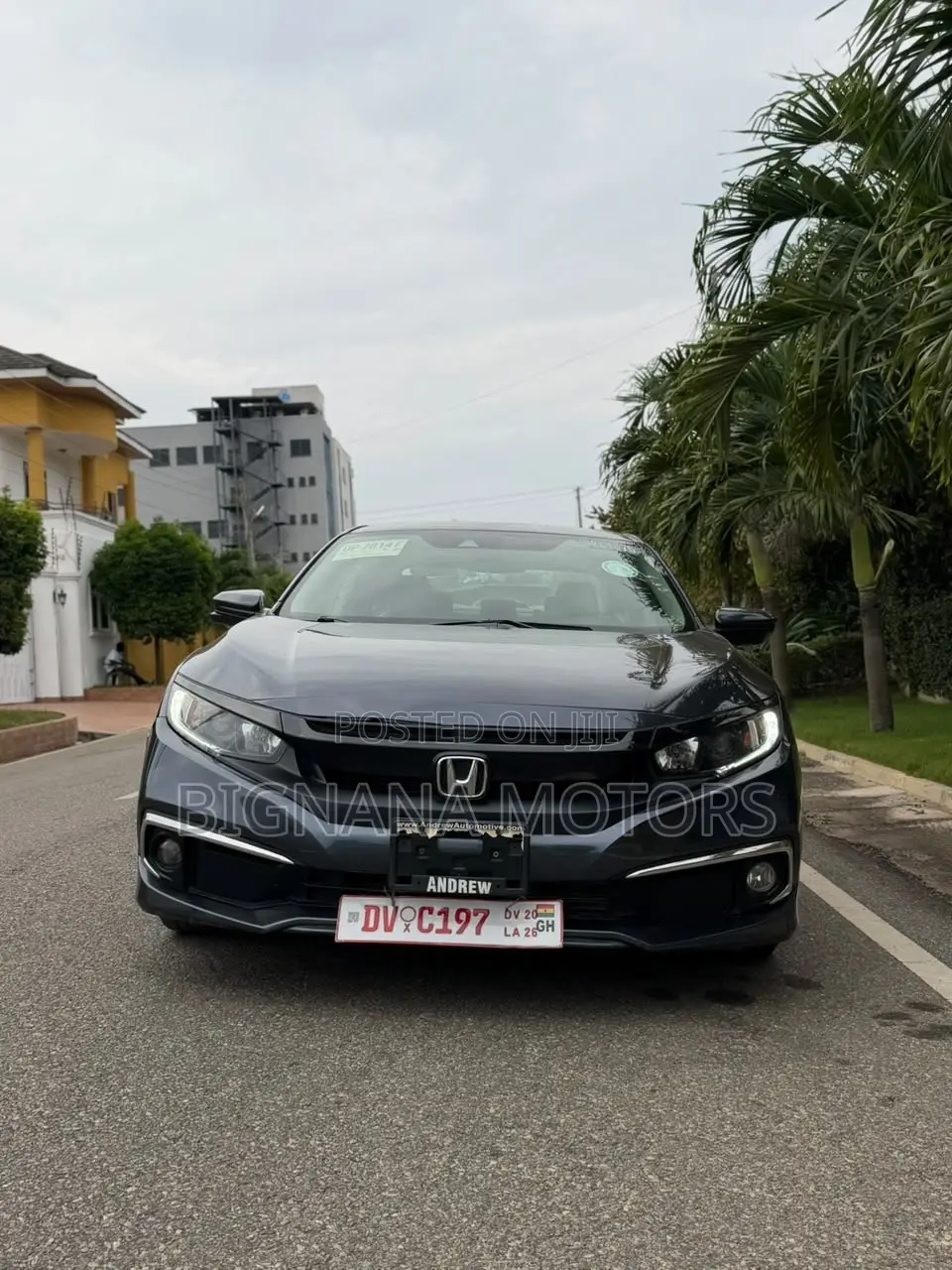 Honda Civic EX-L Sedan 2019 Black
