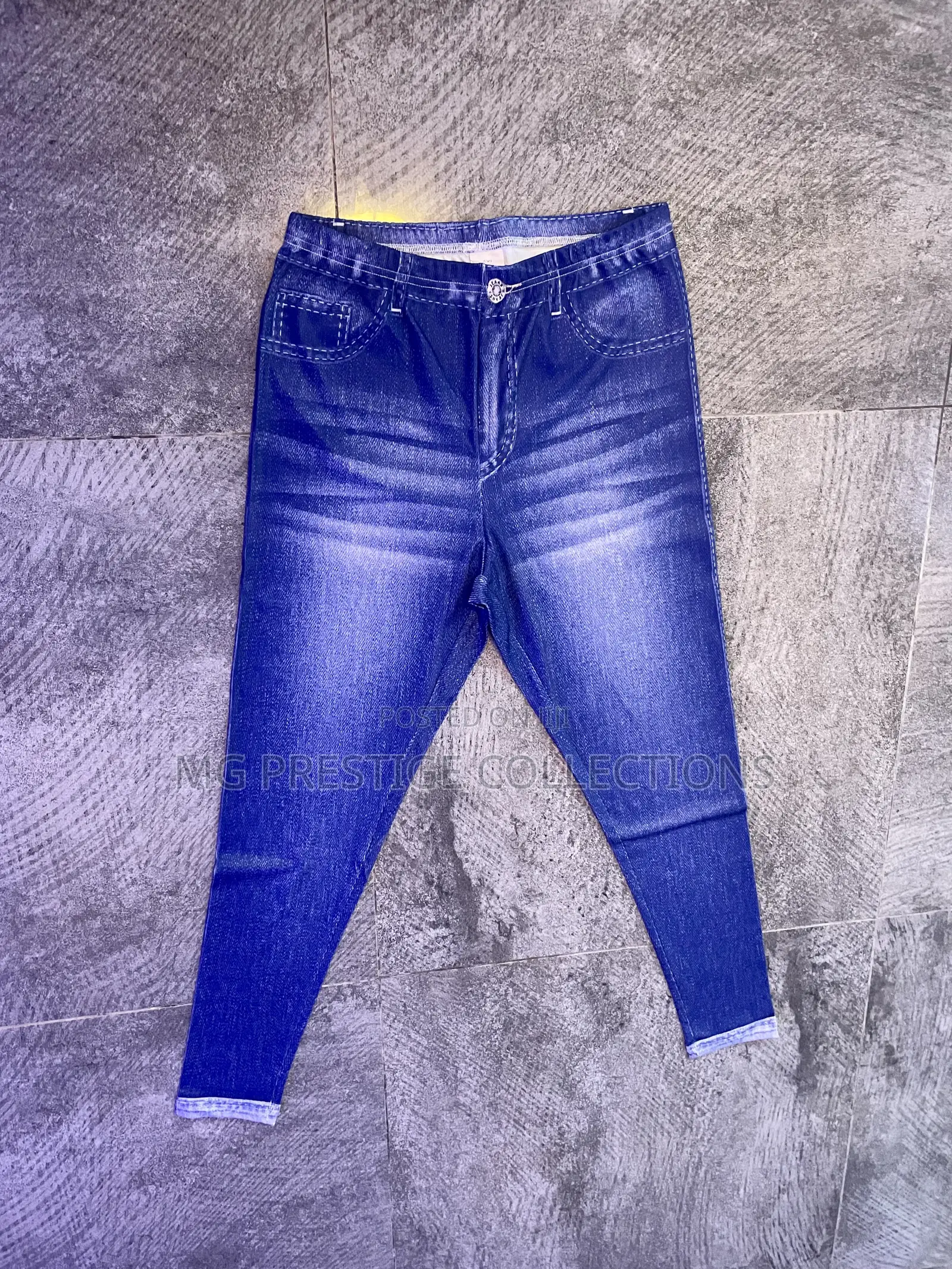 Women's Stretch Denim-Print Leggings / Jeggings