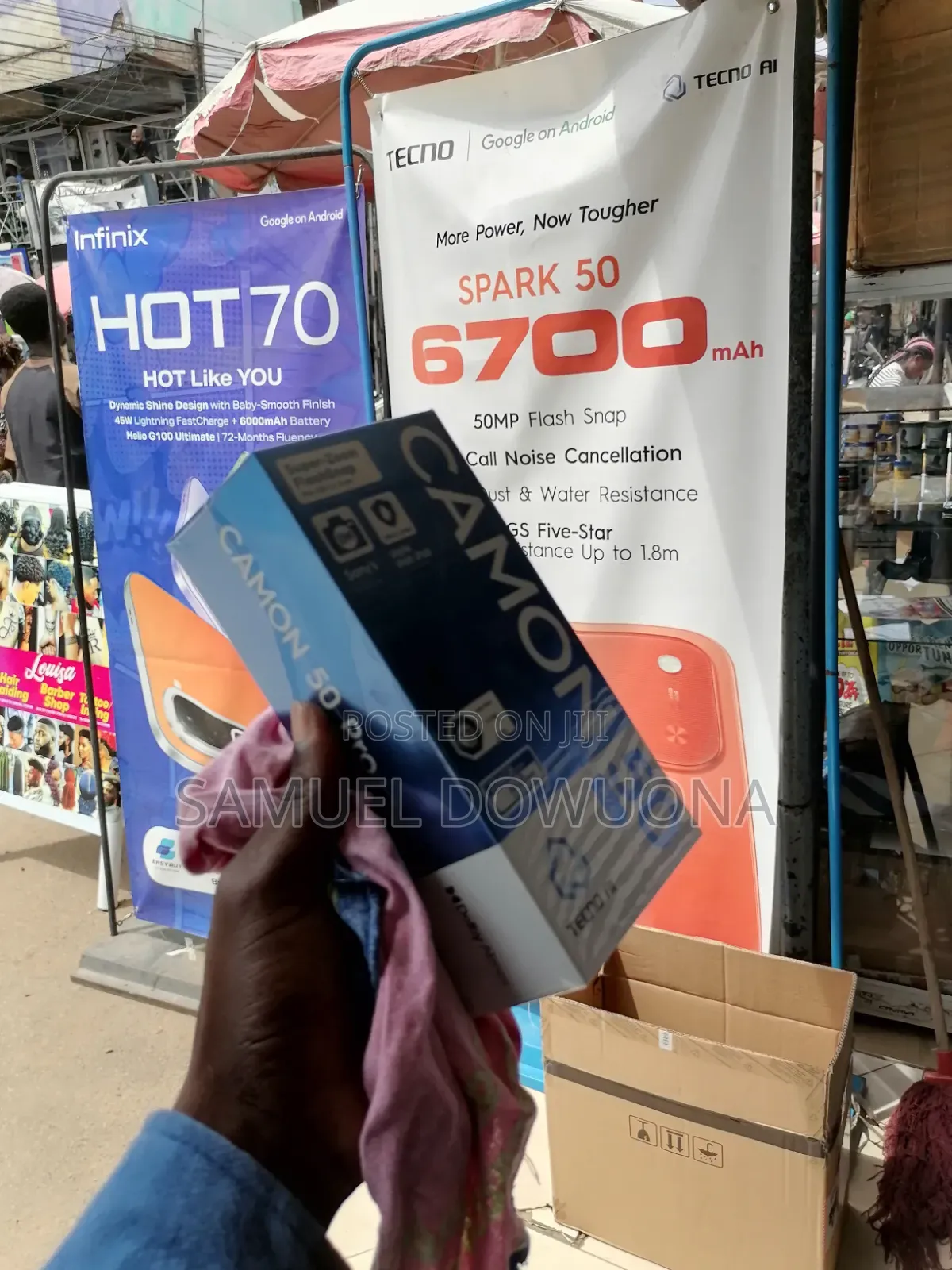 New Tecno Camon 50 Pro 256 GB Black