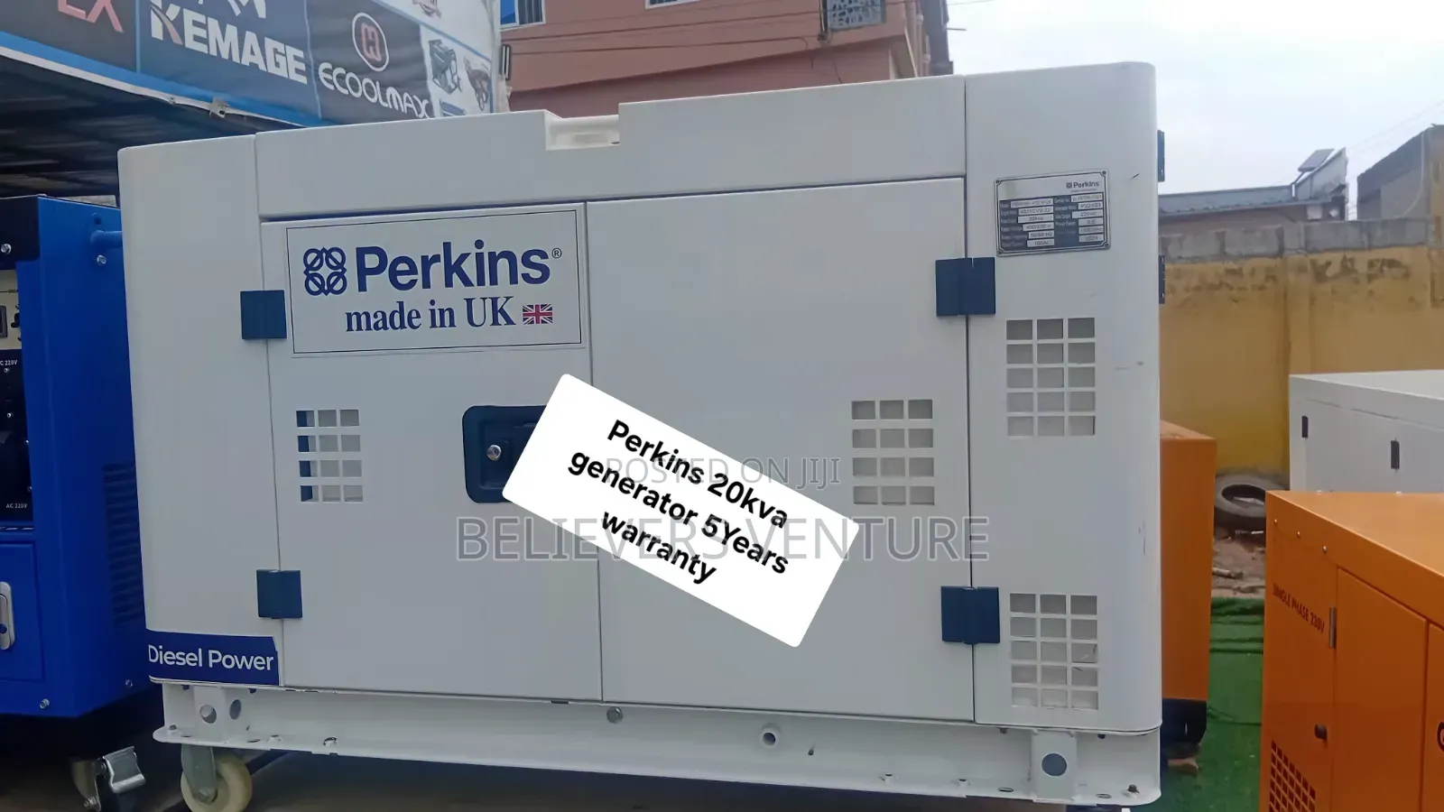 Perkins 20KVA Generator – Premium Power for Home Business