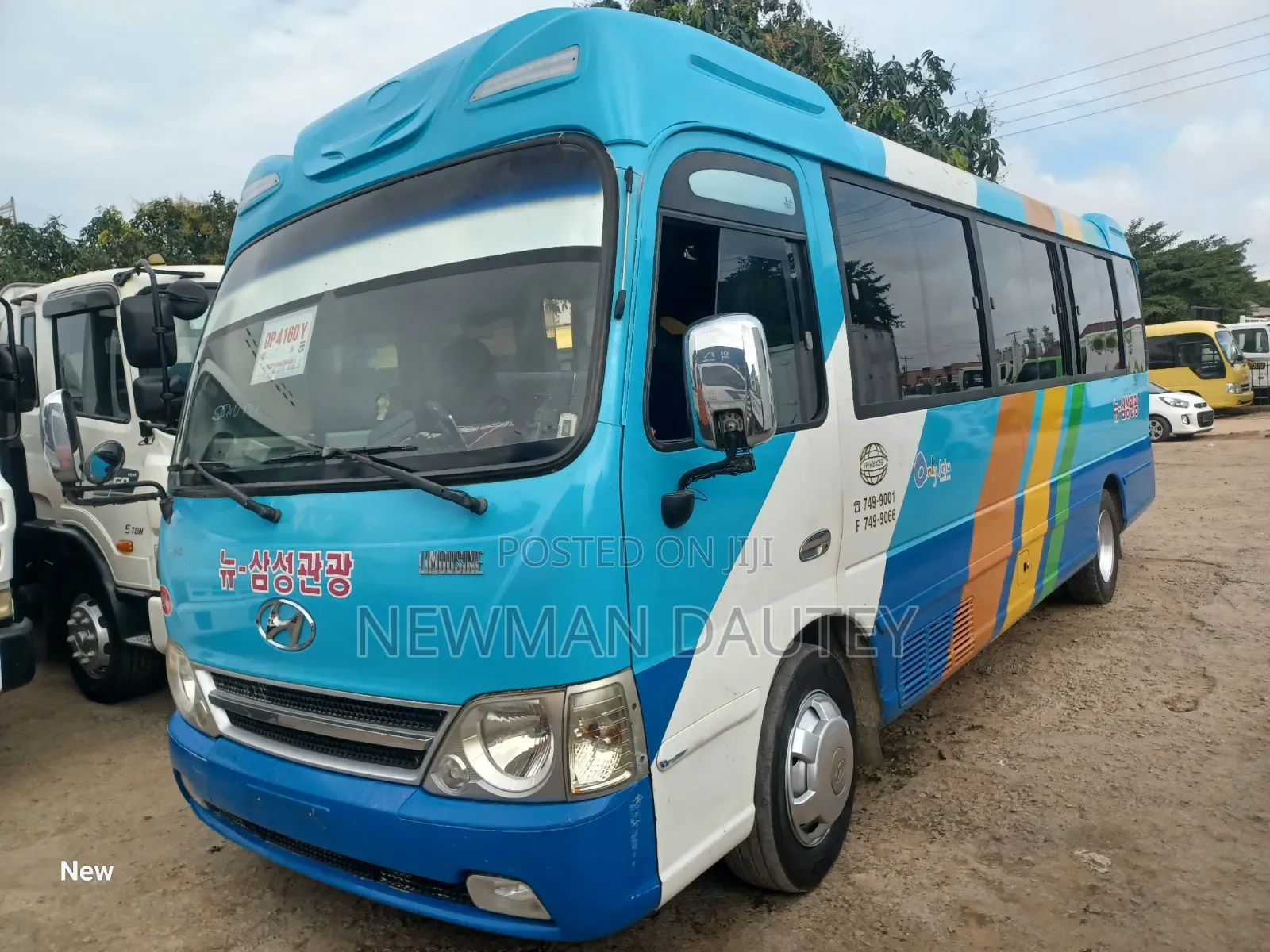 Hyundai County 2015 Blue