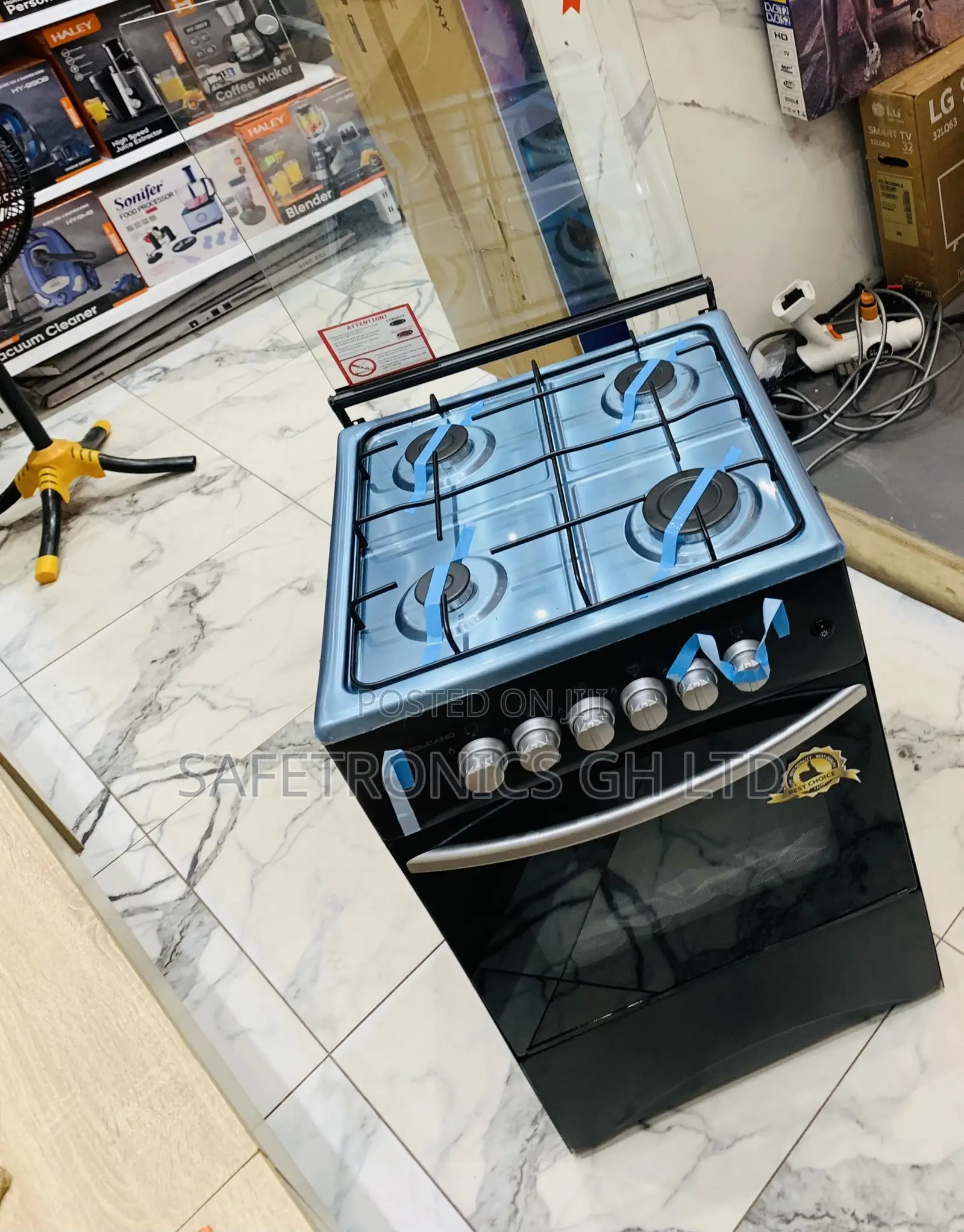 Experience New Black Volcano 4 Gas (50*50) Oven