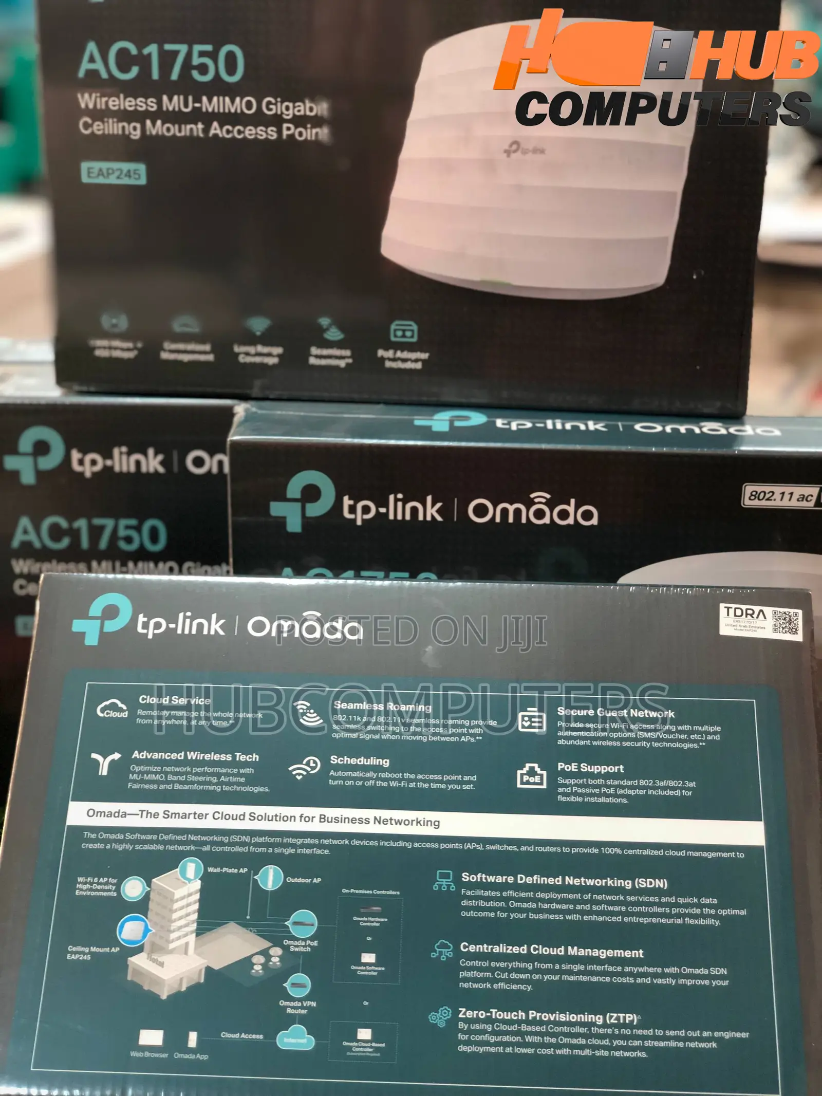 TP-Link Wireless Gigabit Ceiling Access Point Eap245-Indoor