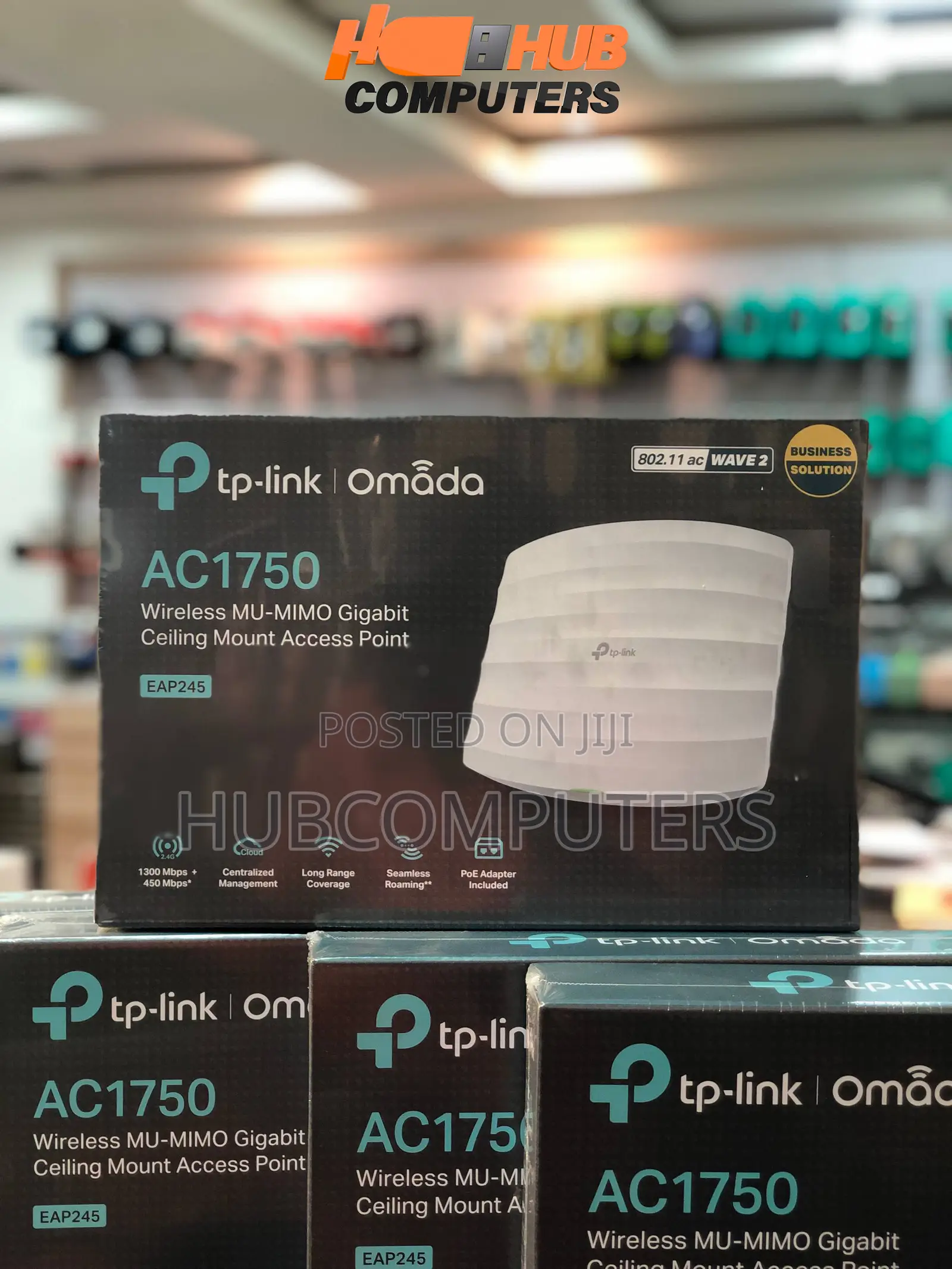 TP-Link Wireless Gigabit Ceiling Access Point Eap245-Indoor