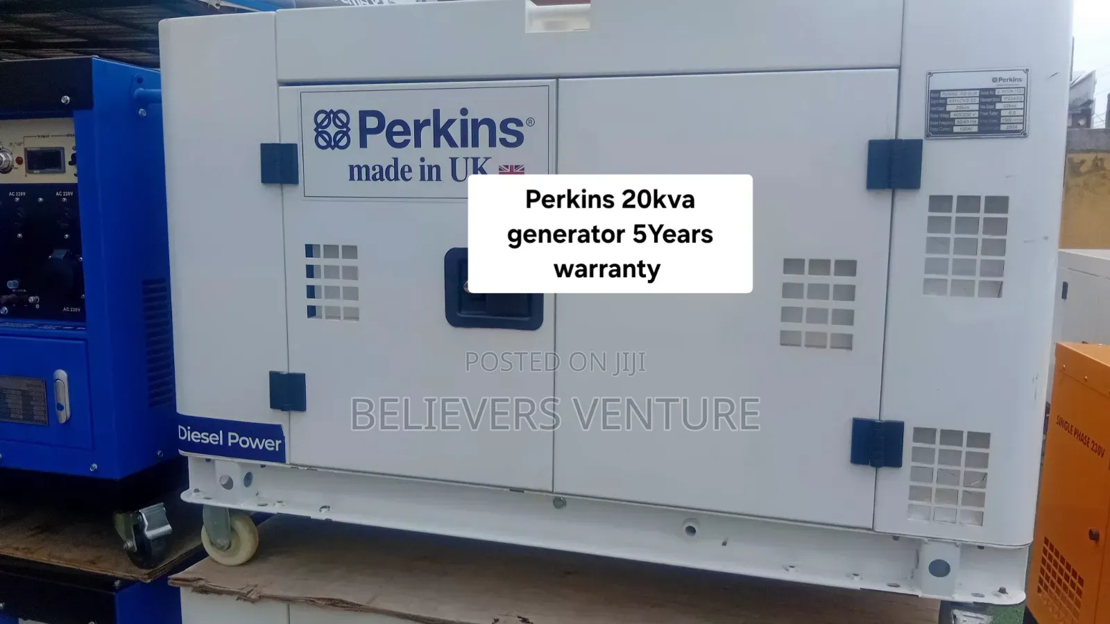 Perkins 20KVA Diesel Generator – Nonstop Power Support