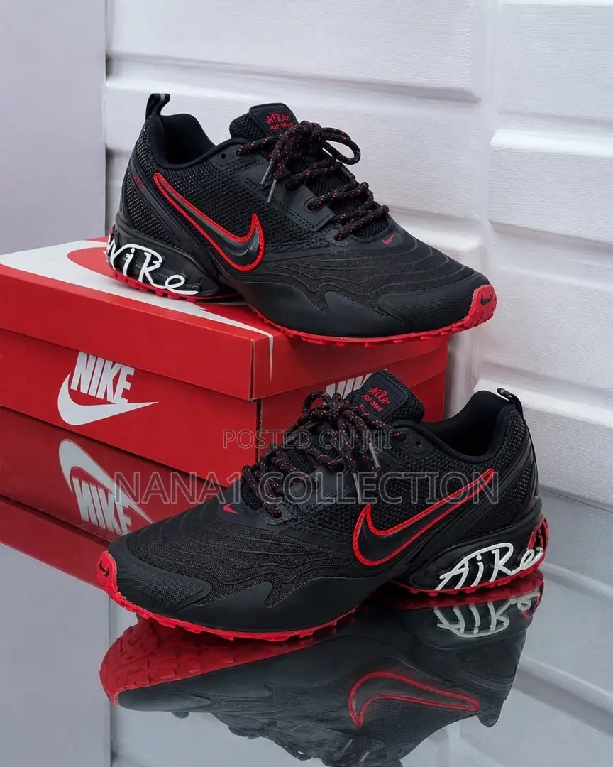 Nike Air Max Sneakers “Red Black