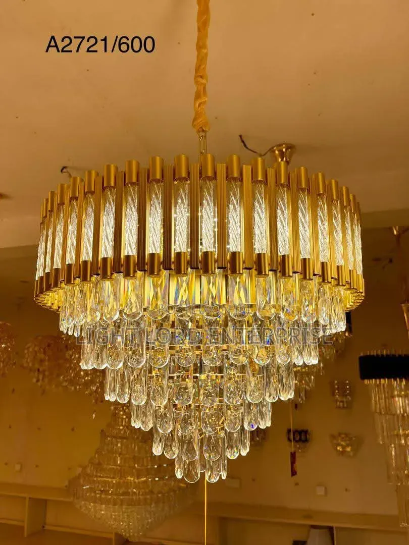 FLOSTON Modern Crystal Chandelier Ceilling Light 400mm