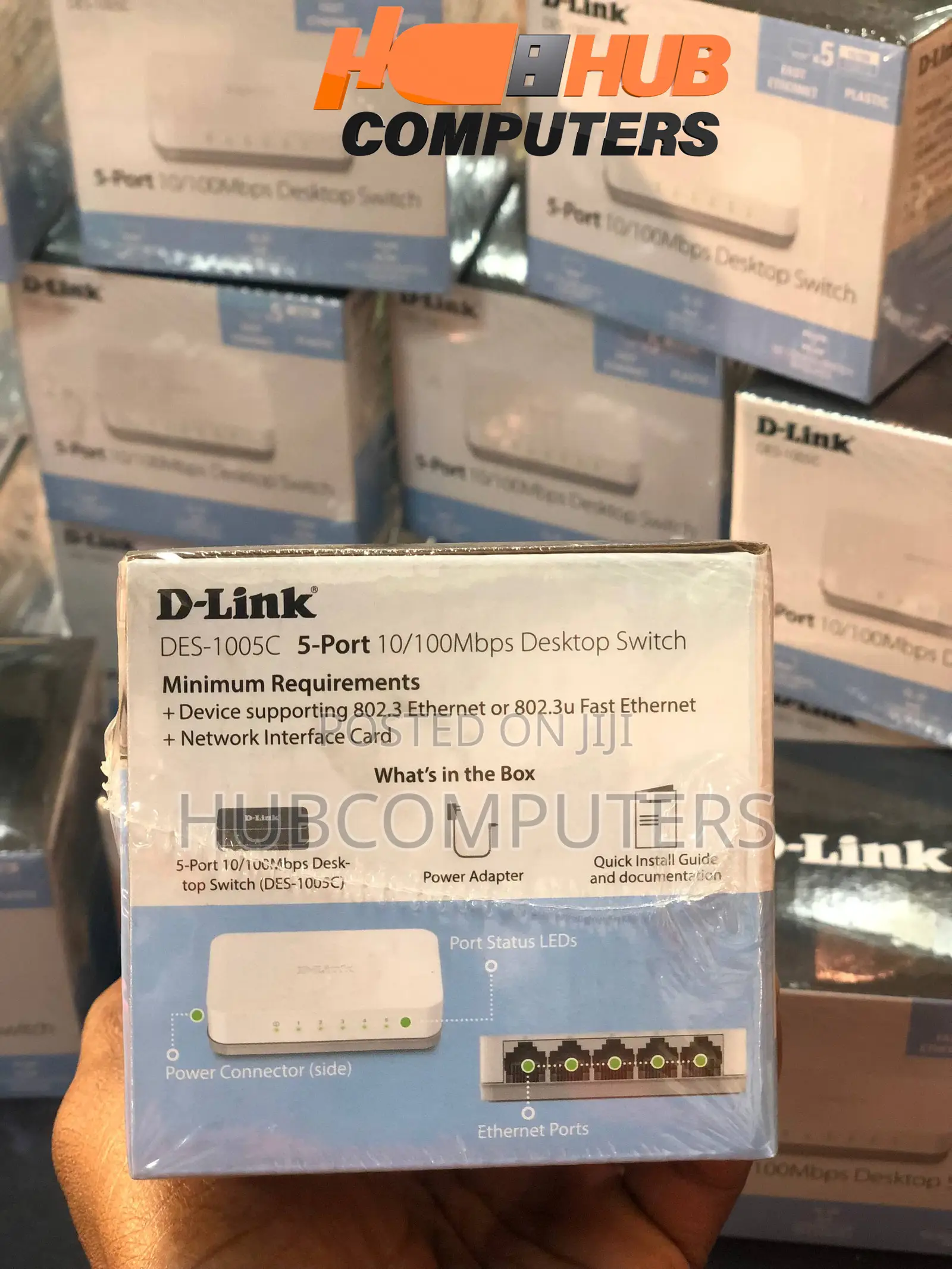D-Link DES-1005C 5-Port Desktop Switch