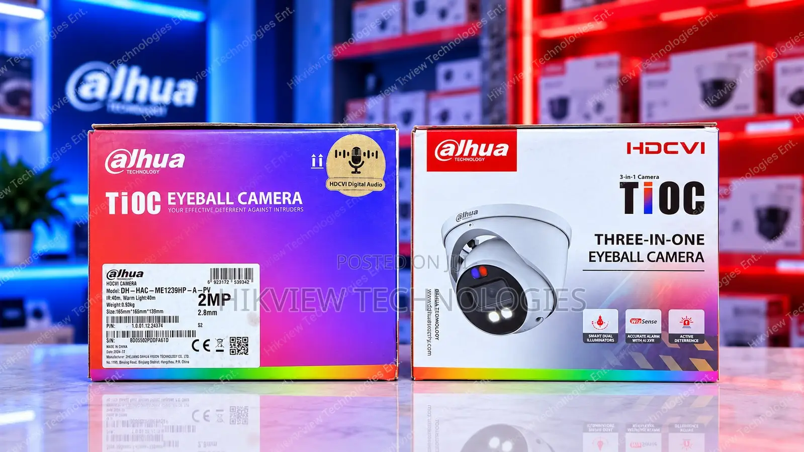 DAHUA HAC-ME1239H-A-PV2MP Smart Dual Light Active Deterrence HDCVI