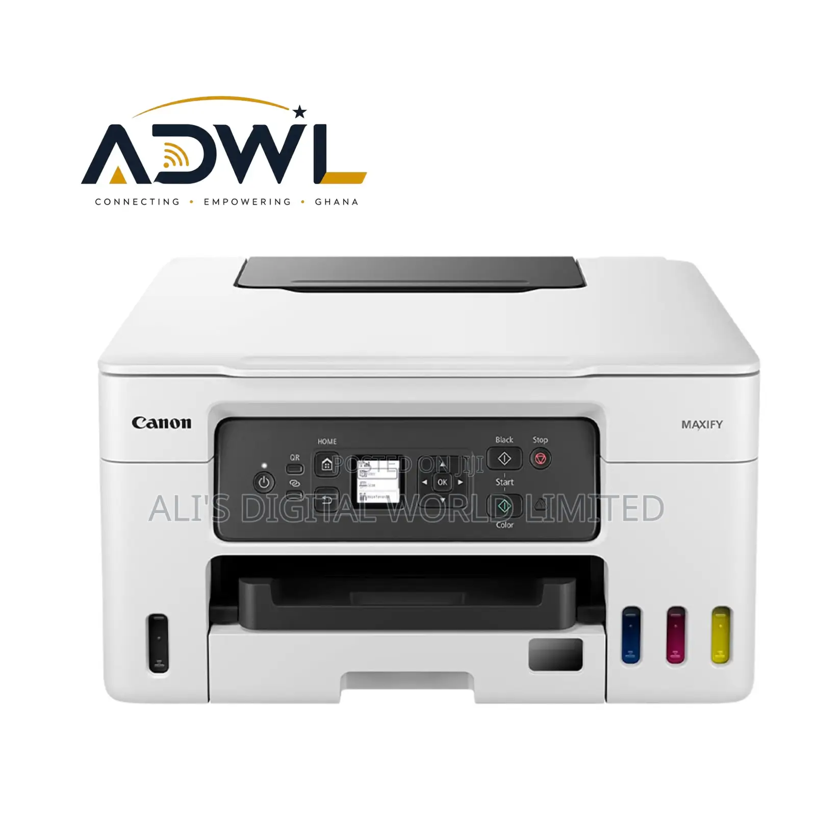 Canon Pixma GX3040 – Print, Scan, Copy/A4/18ppm/Ink GI-46/Colored
