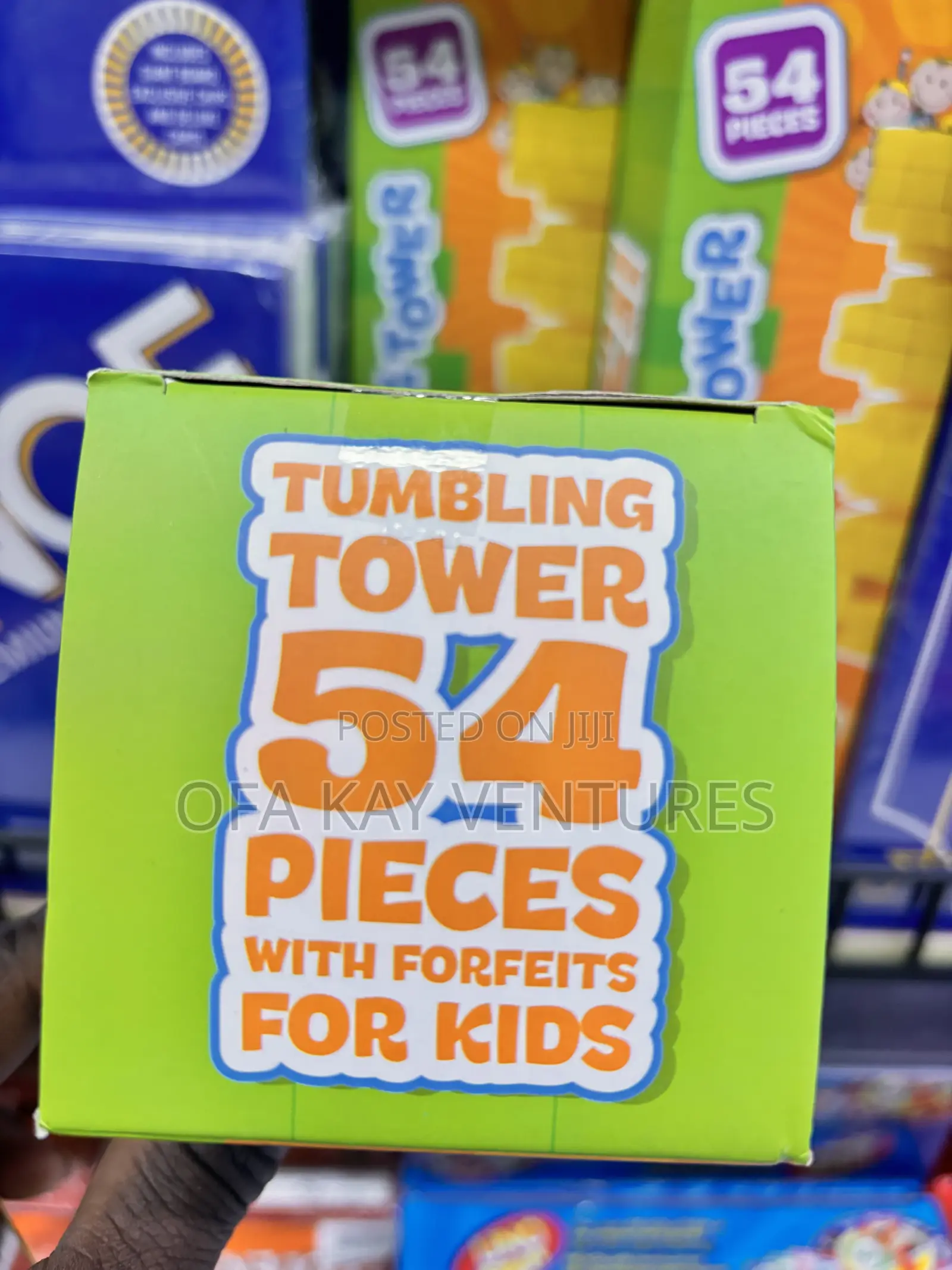 54pcs Tumbling Tower Jenga Toy