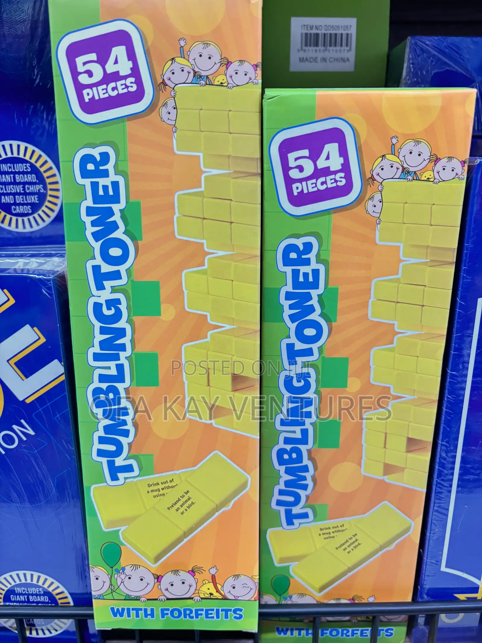 54pcs Tumbling Tower Jenga Toy