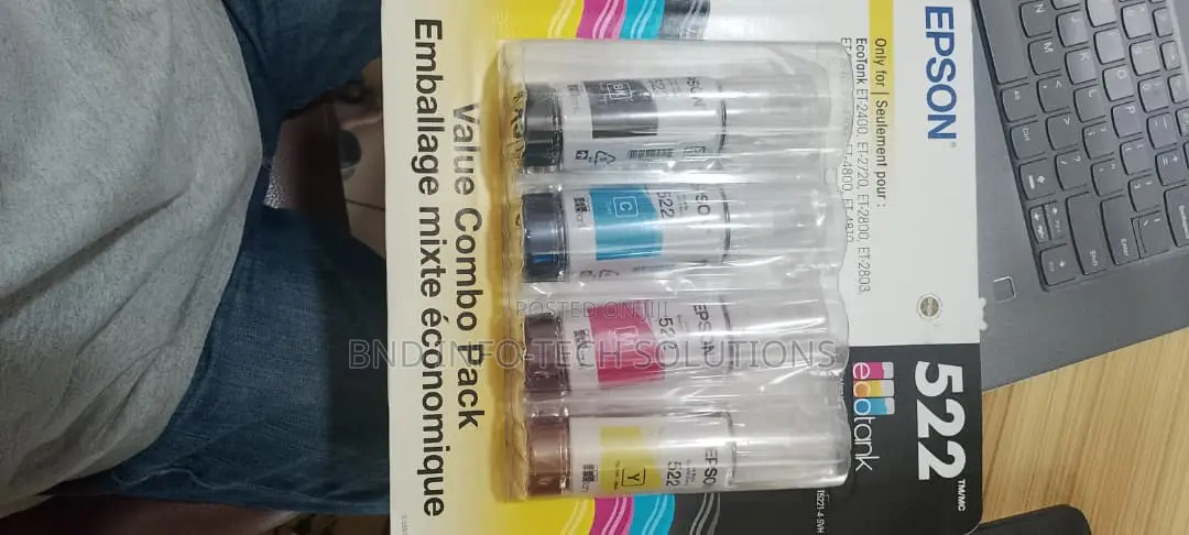 Epson 522 EcoTank Ink Refill Bottles(4 Pack )