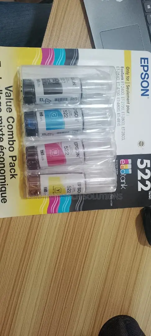 Epson 522 EcoTank Ink Refill Bottles(4 Pack )