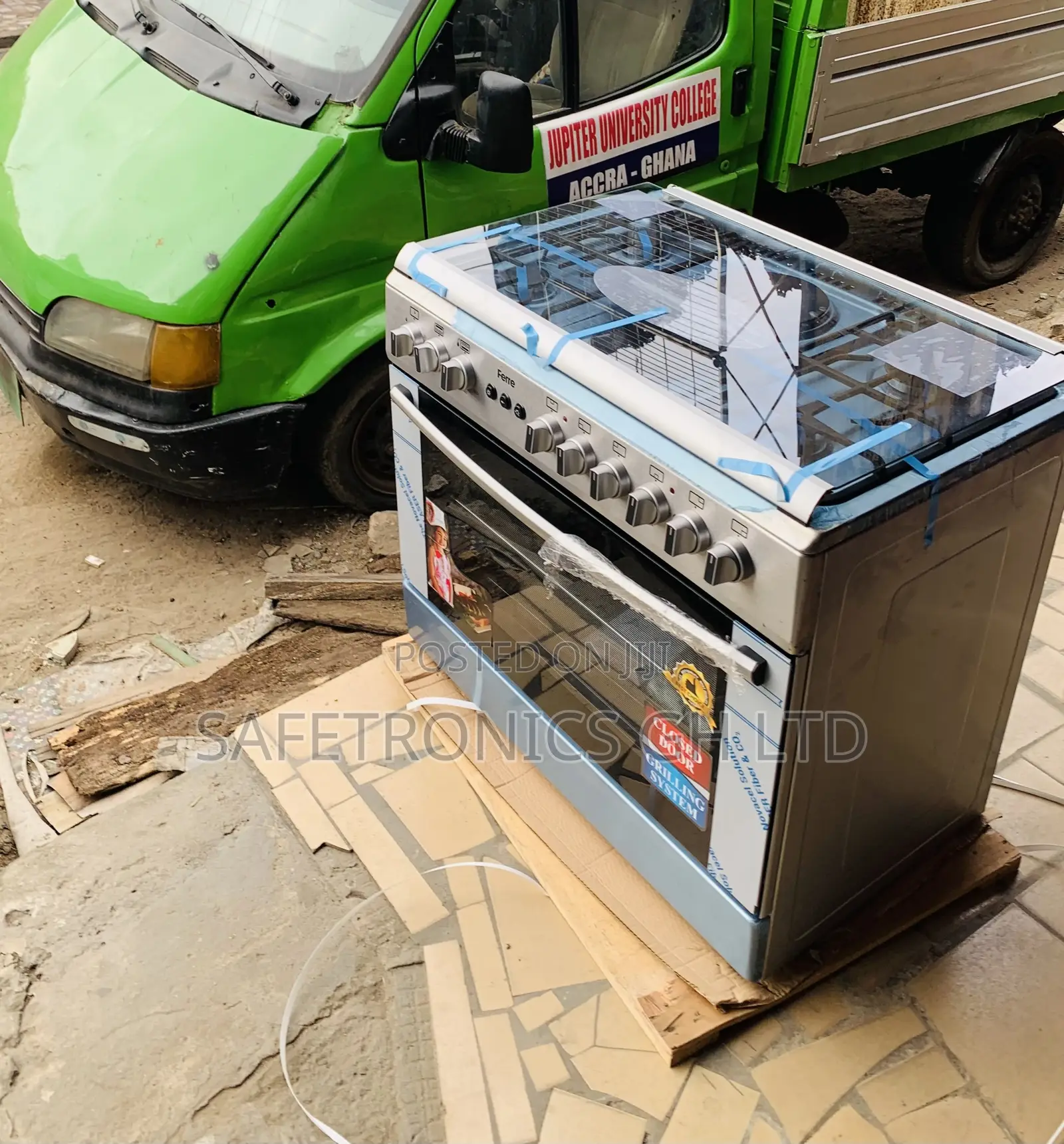Get Efficient Grey (60*90) Ferre 4 Gas 2 Electric Oven Cooker