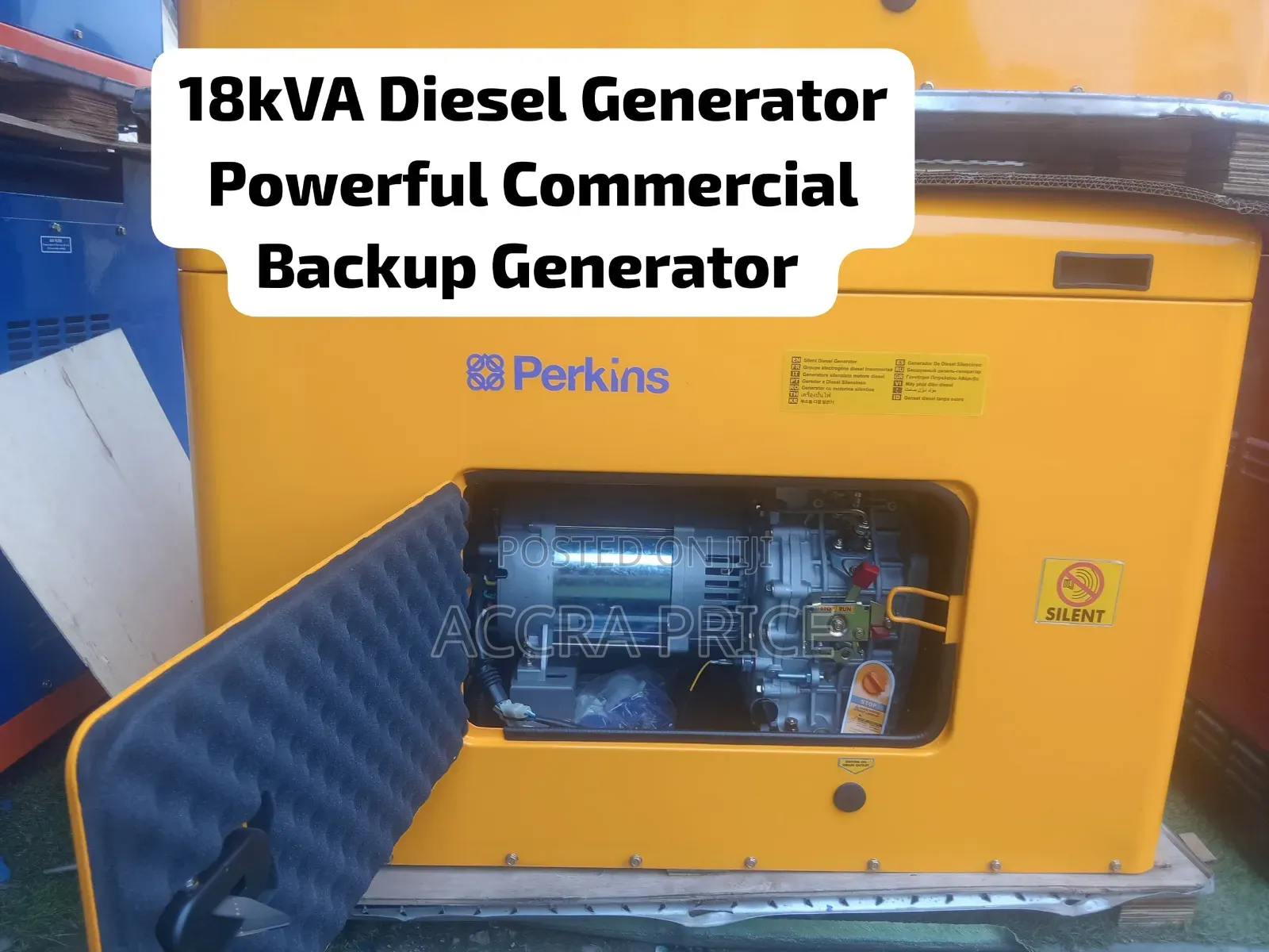 Brand New 18kVA Diesel Generator – Best Quality Heavy-Duty Generator