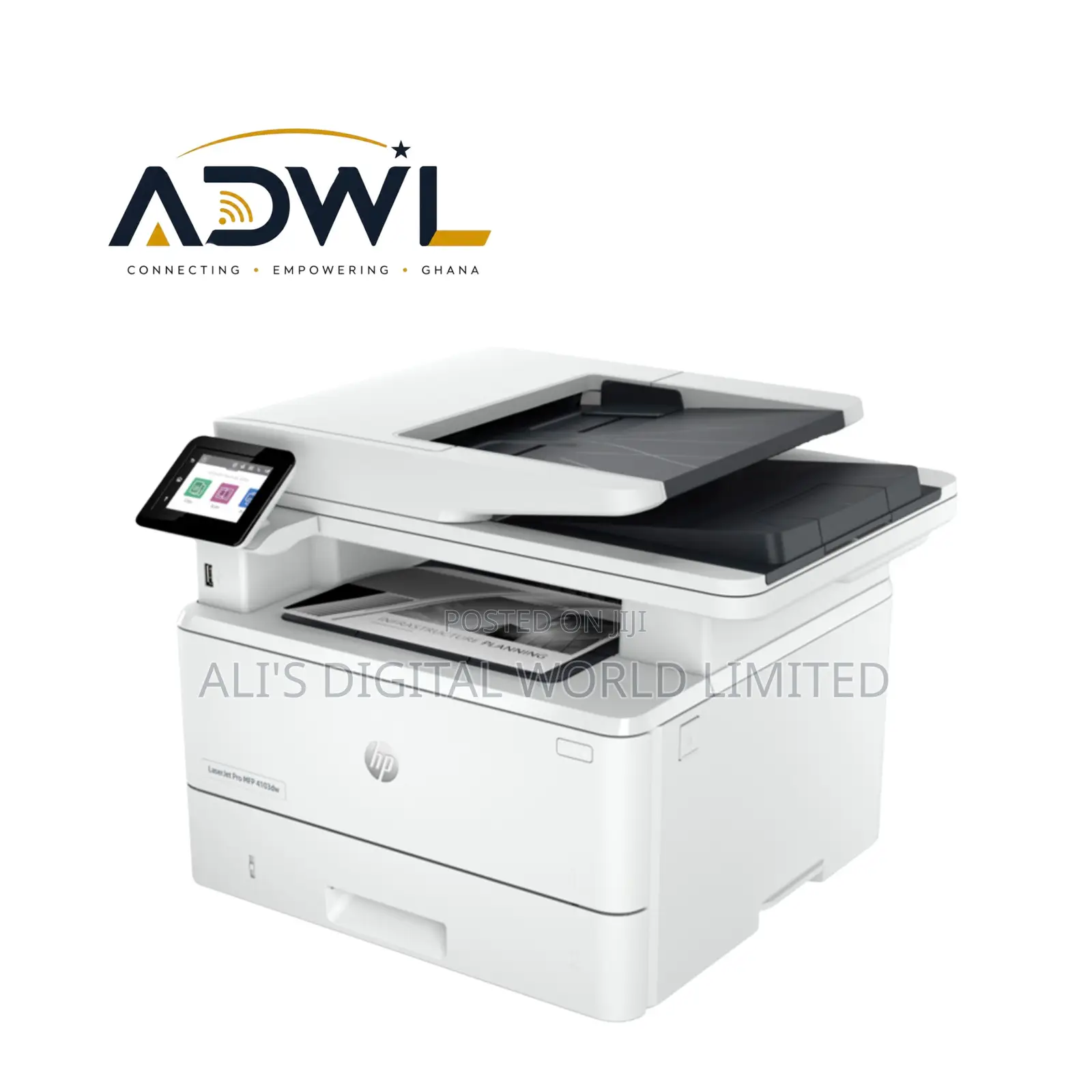 HP LaserJet M4103DW Print, Scan, Copy, Duplex/Wireless/ Black Printer