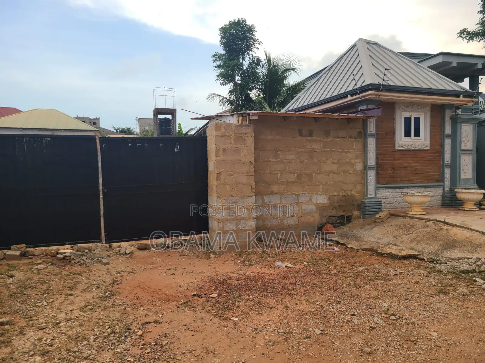 Walled and Gated 110*80 Plot of Land for Sale at New Bortiano Last STP