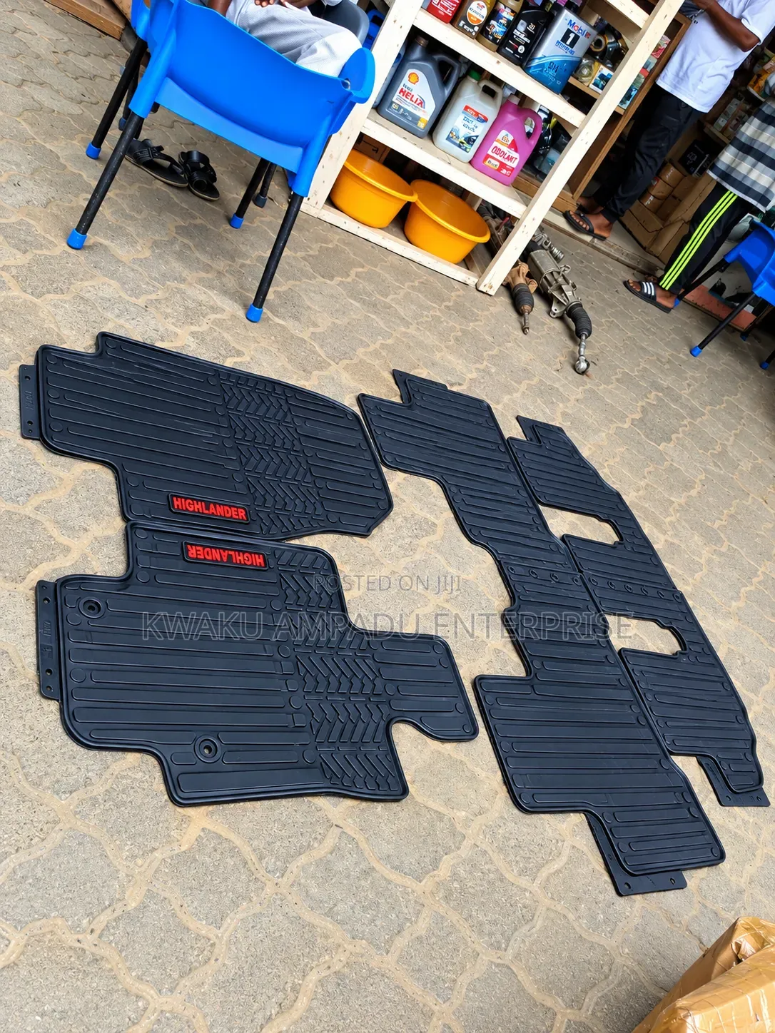 Toyota Highlander Heavy-Duty Car Floor Mat Set – Premium Rubber