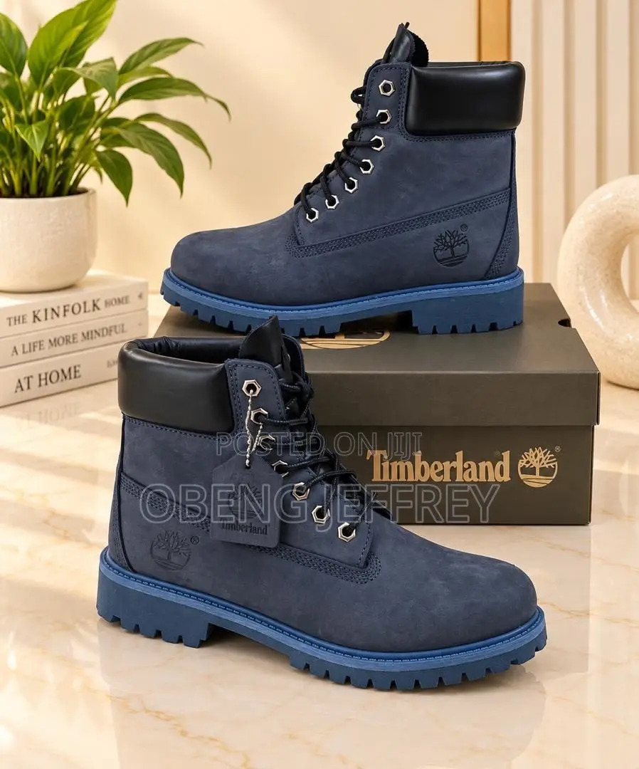 Original Timberland Navy Blue Boots