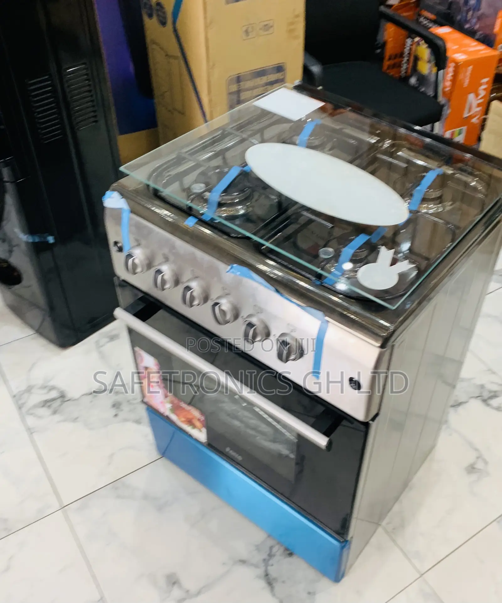 Experience New Grey 4 Gas (60x60) Ferre Grill Oven Burner