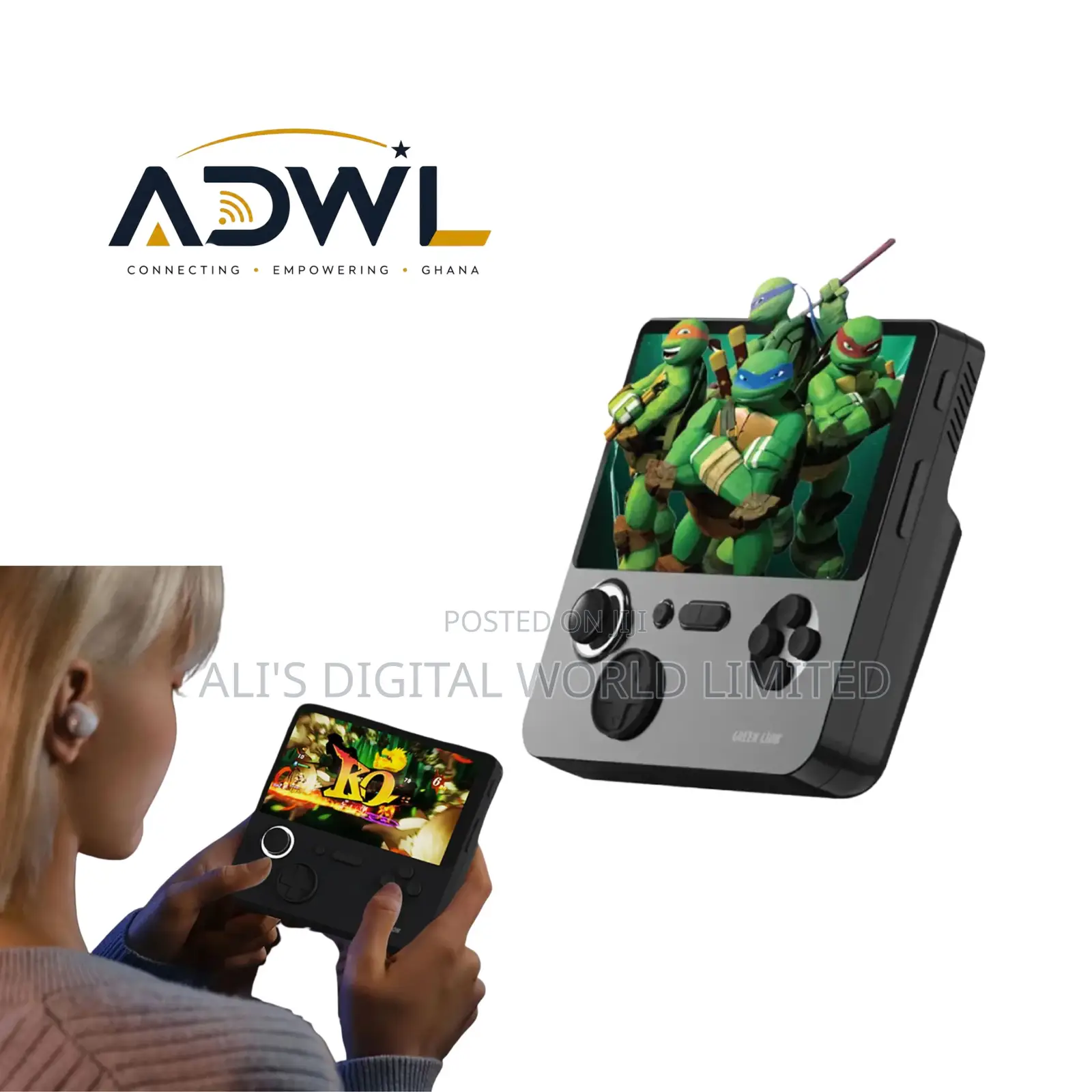 Green Lion GP PRO 5 Gaming Console – Black