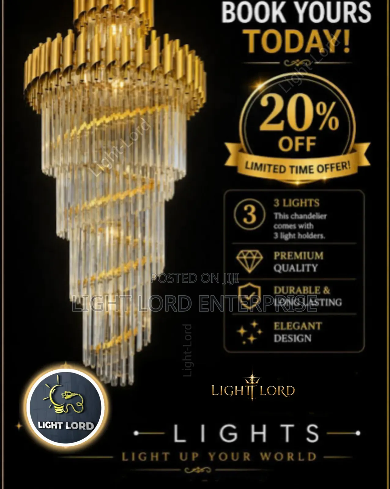 20%discount 10layer Crystal Chandelier 700mmx2100mm