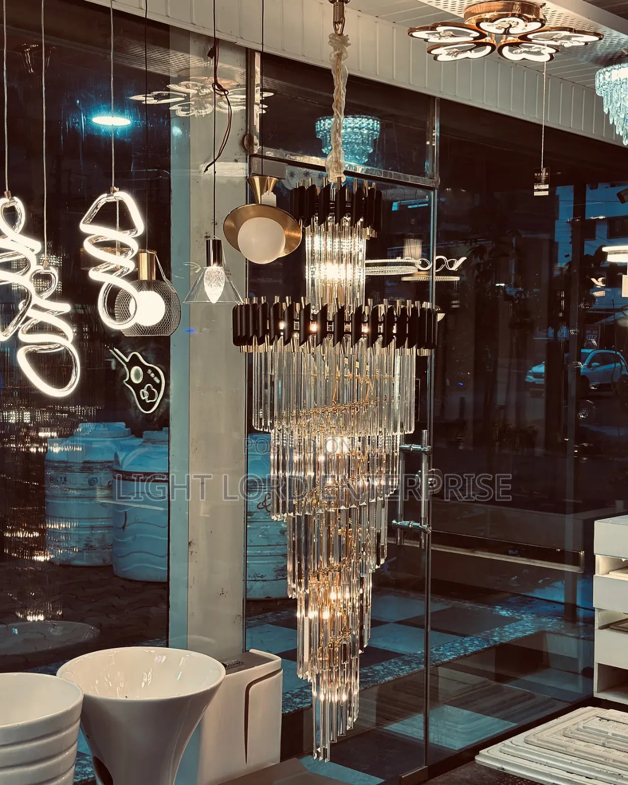 Showcasing Our Luxury 10layer Chandelier