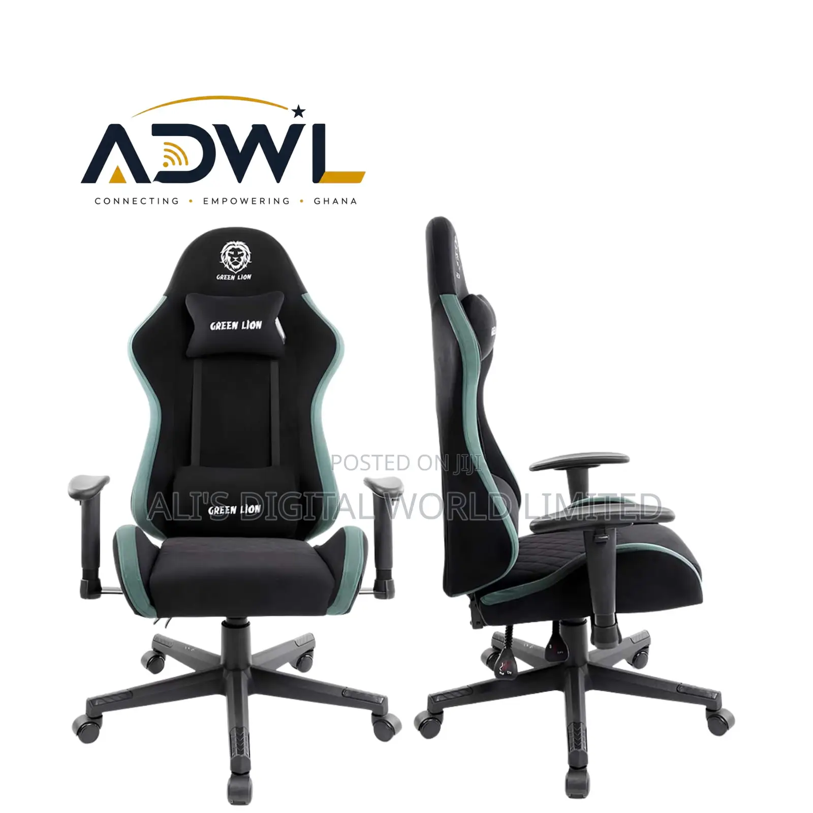 Green Lion ERGO X GCX44 Gaming Chair – Green