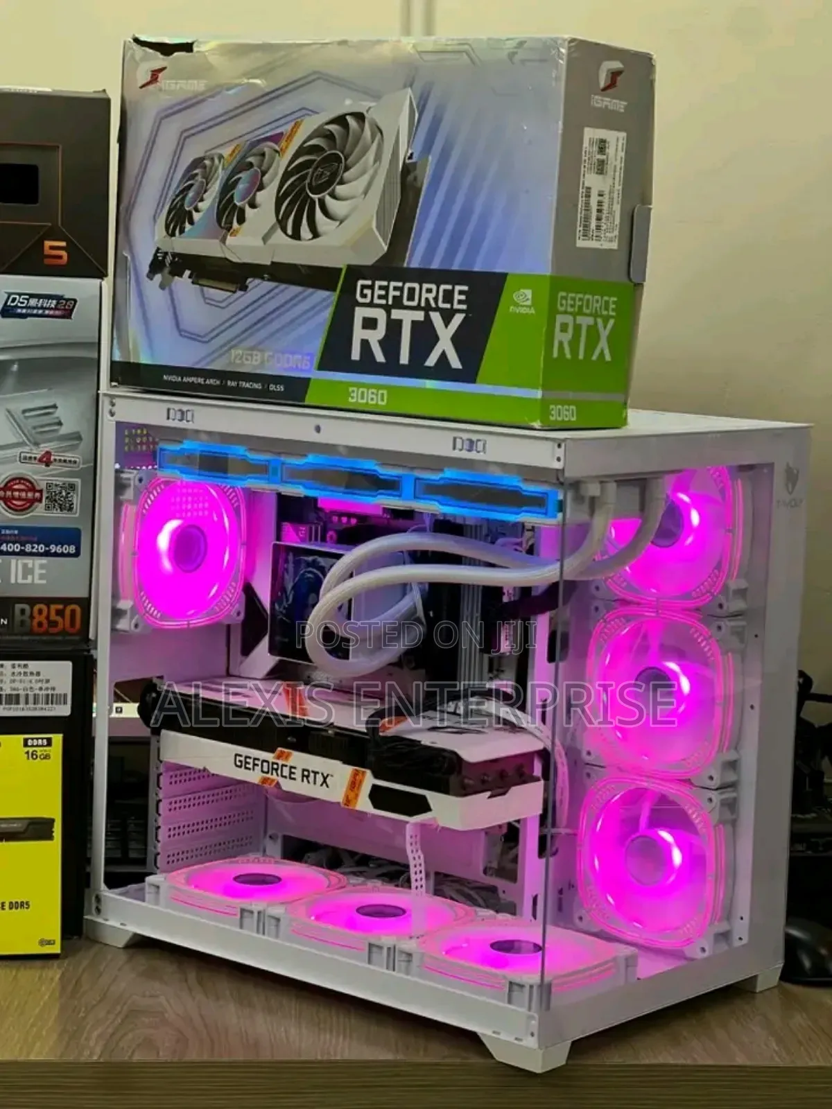 New Desktop Computer MSI Aegis X3 16GB AMD Ryzen 5 SSD 1T