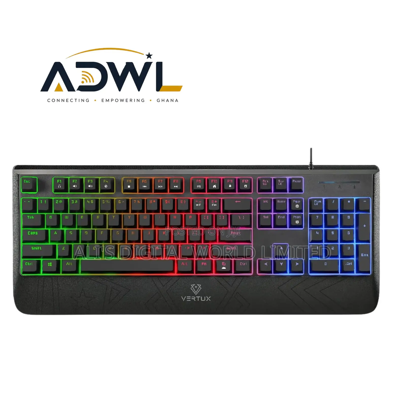 Vertux Rapid Response Wired Mechanical Gaming Keyboard