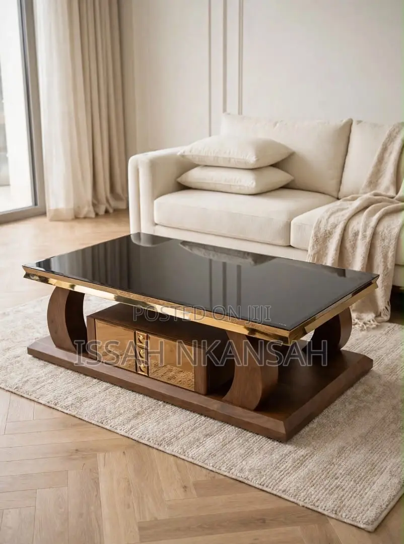 Walnut Brown + Coffee Table + TV Stand