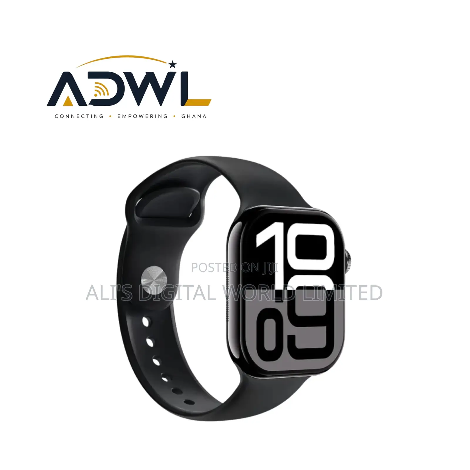 Green Lion Active 10 46MM Smart Watch – Black