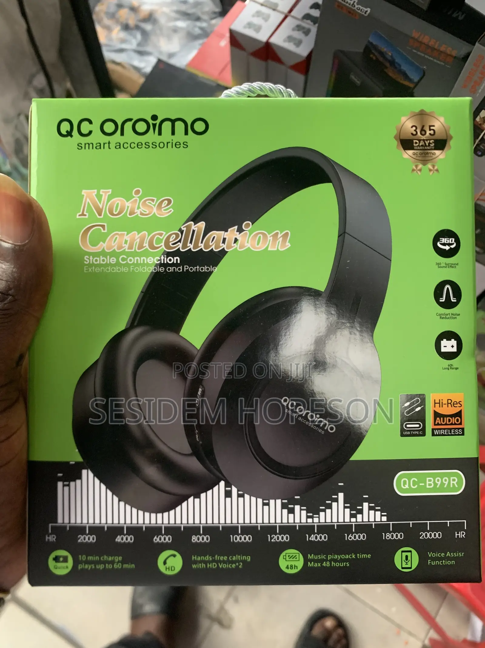 QC Oroimo QC-B99R Wireless Headphones