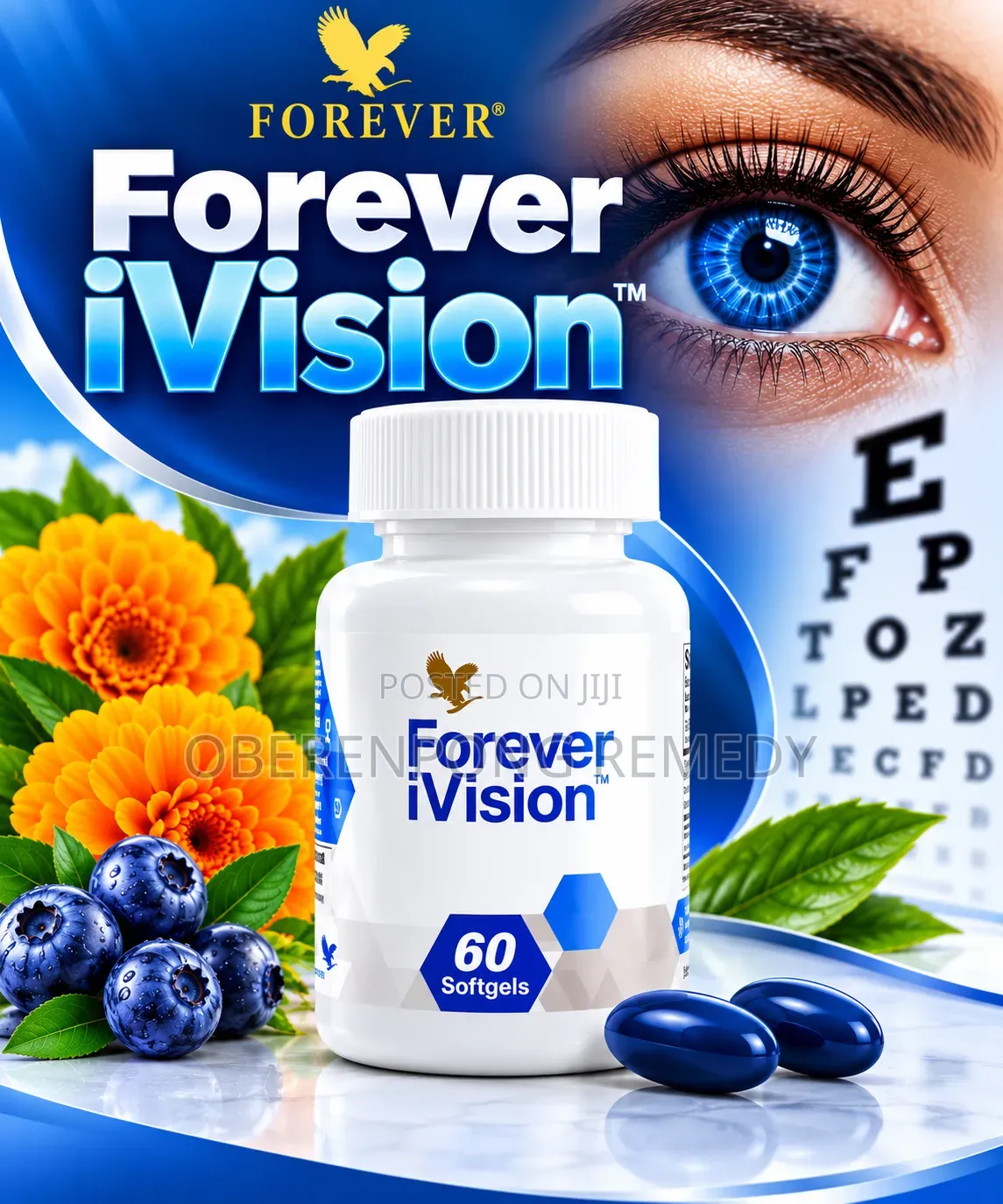 Forever iVision 60 Softgels – Eye Vision Support | Promo GH₵450