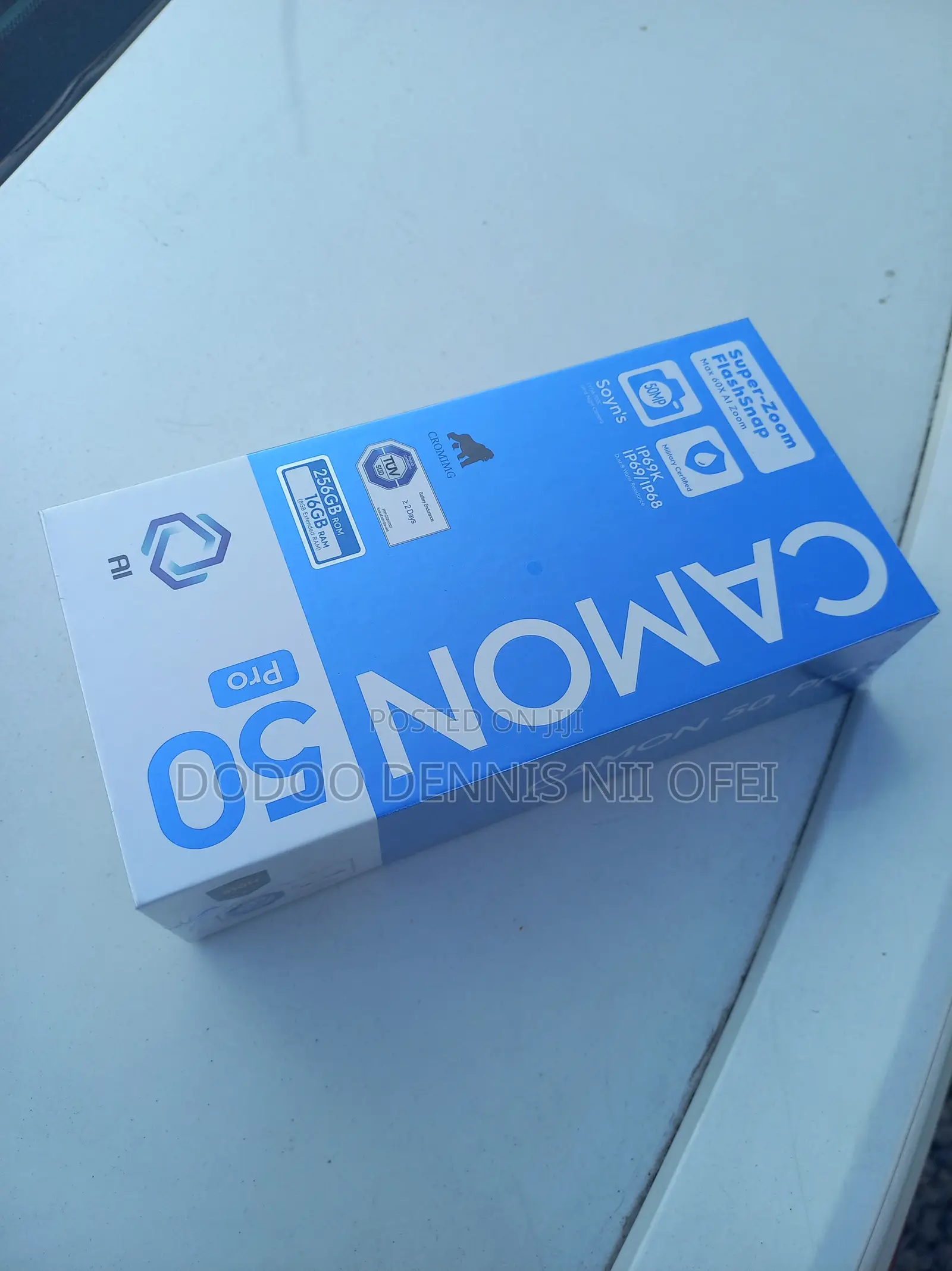 New Tecno Camon 50 Pro 256 GB Black