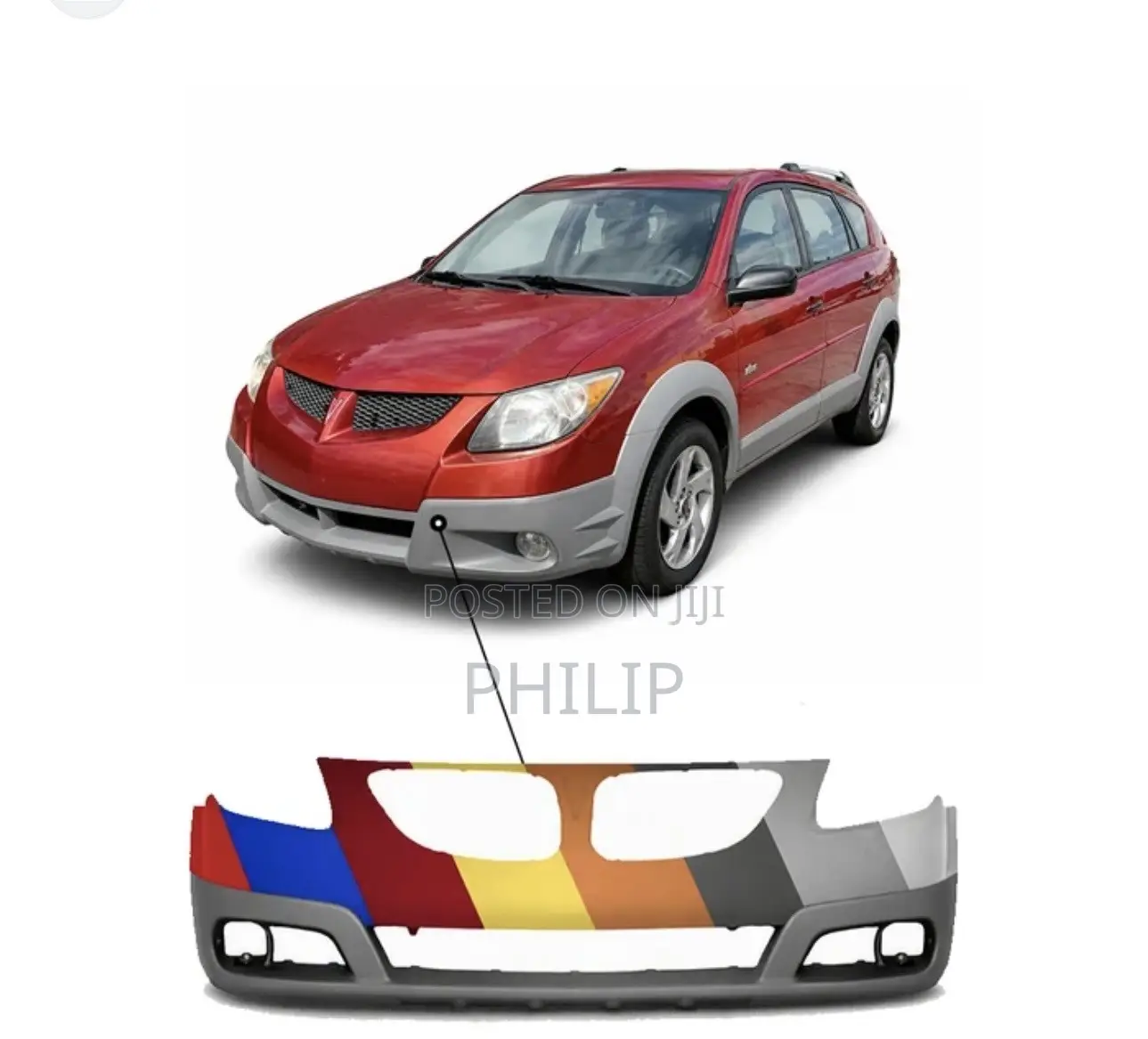 Pontiac Vibe 2005-2007 Front Bumper