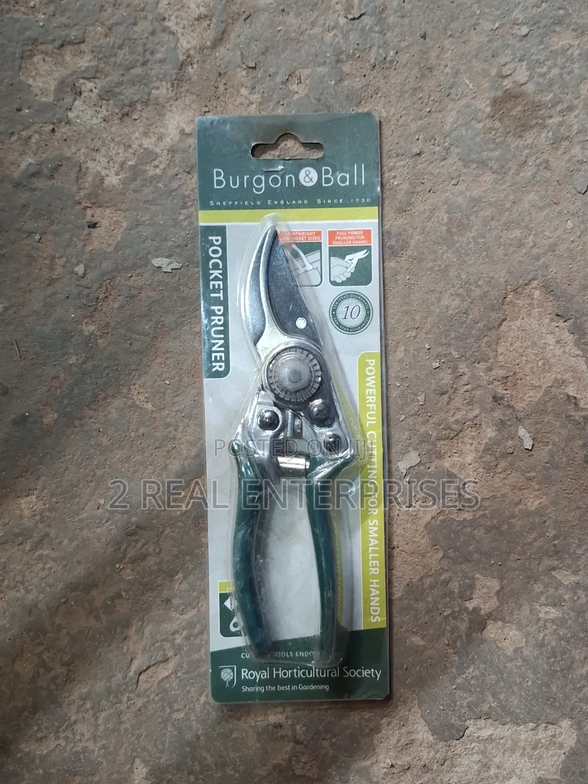 Burgon Ball RHS-Endorsed Pocket Pruner (Bypass Secateurs)