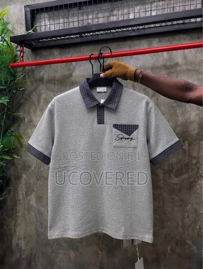 Short-Sleeved, Oversized Polo Shirt