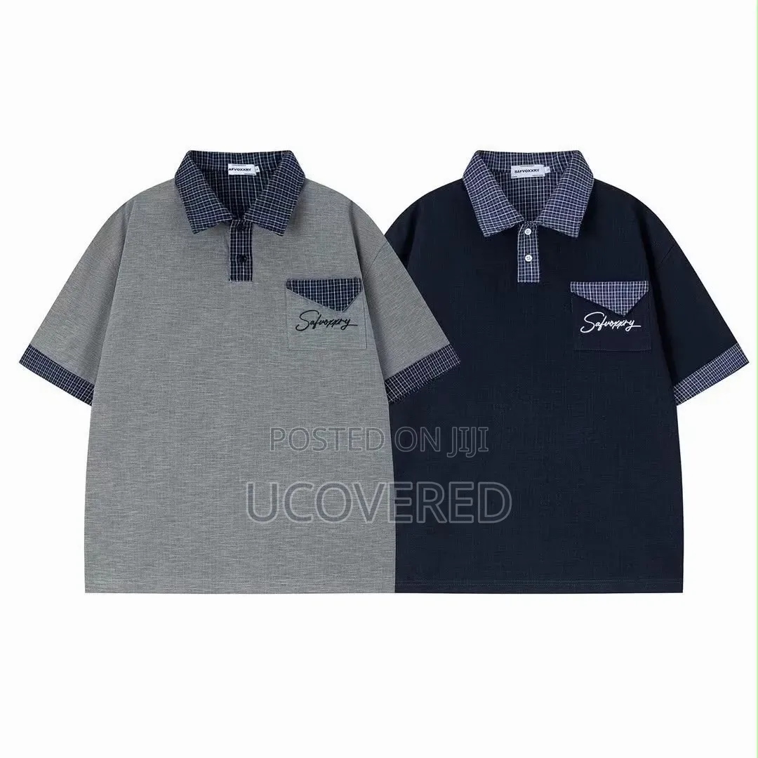 Short-Sleeved, Oversized Polo Shirt