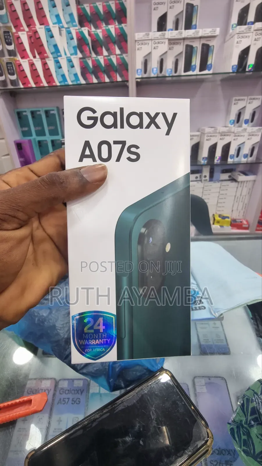 New Samsung Galaxy A07s 64 GB Green