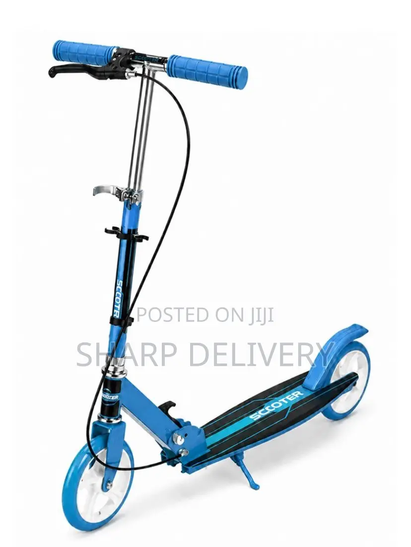 Kids 2-Wheel Foldable Big-Wheel Scooter for Ages 3+
