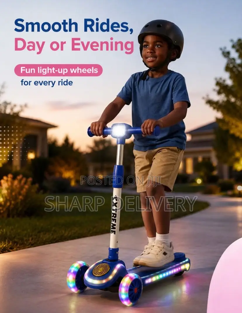 Kids Foldable 3-Wheel Scooter for Ages 3+