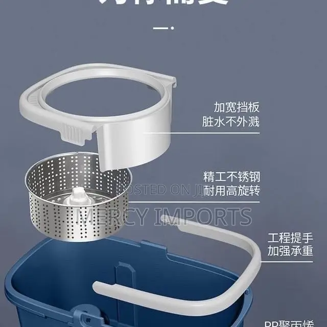 Mop and Bucket 360 Rotation