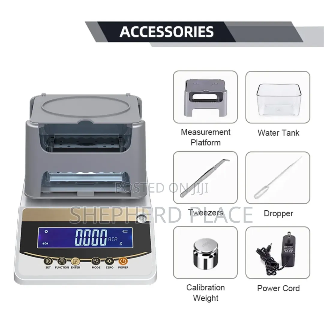 Digital Electronic Gold Density and Purity Tester and Printer