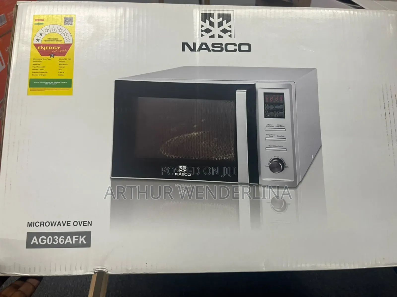Nasco 36ltr Grill Microwave Ag036afk