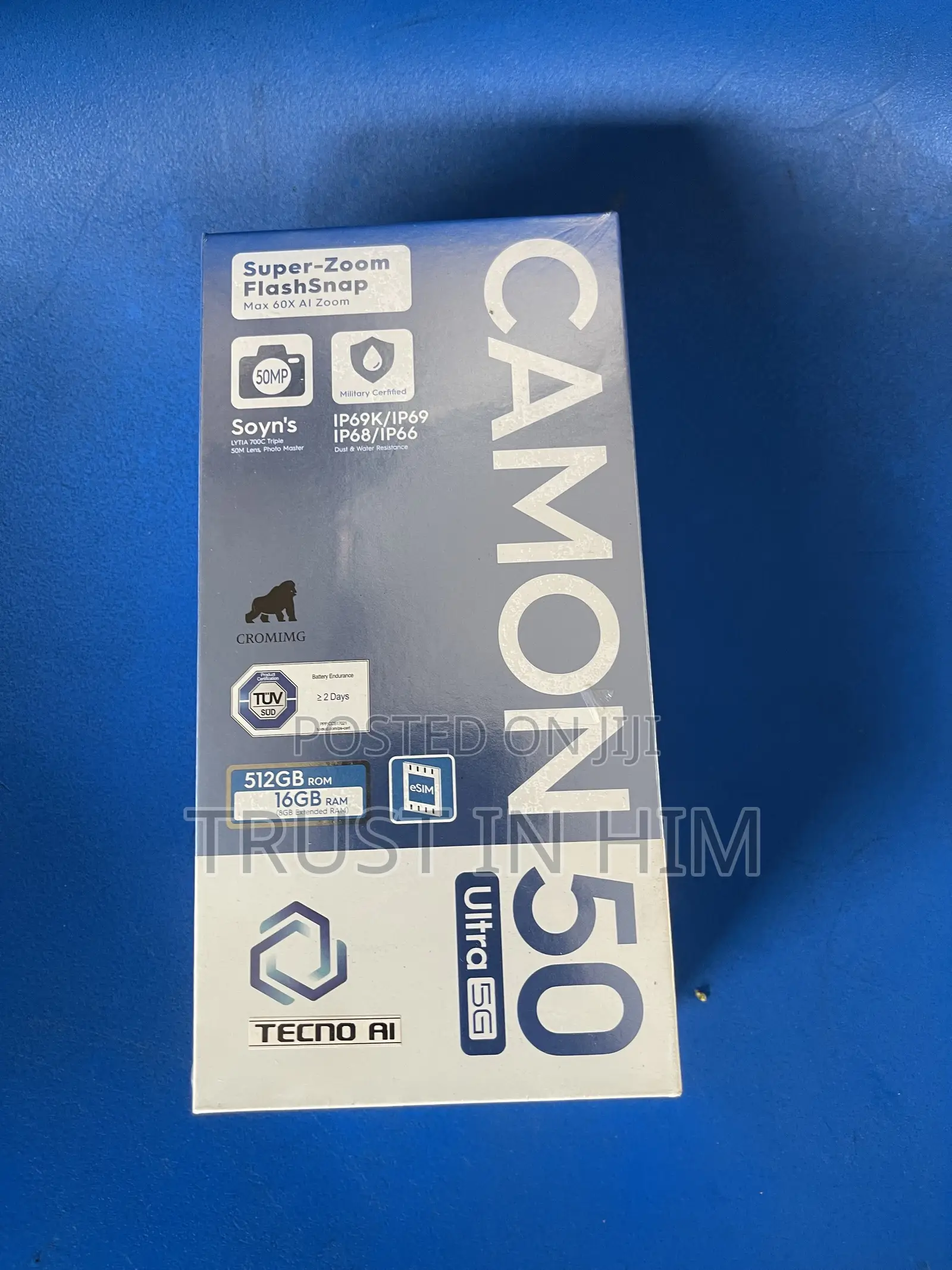 New Tecno Camon 50 Ultra 512 GB Black