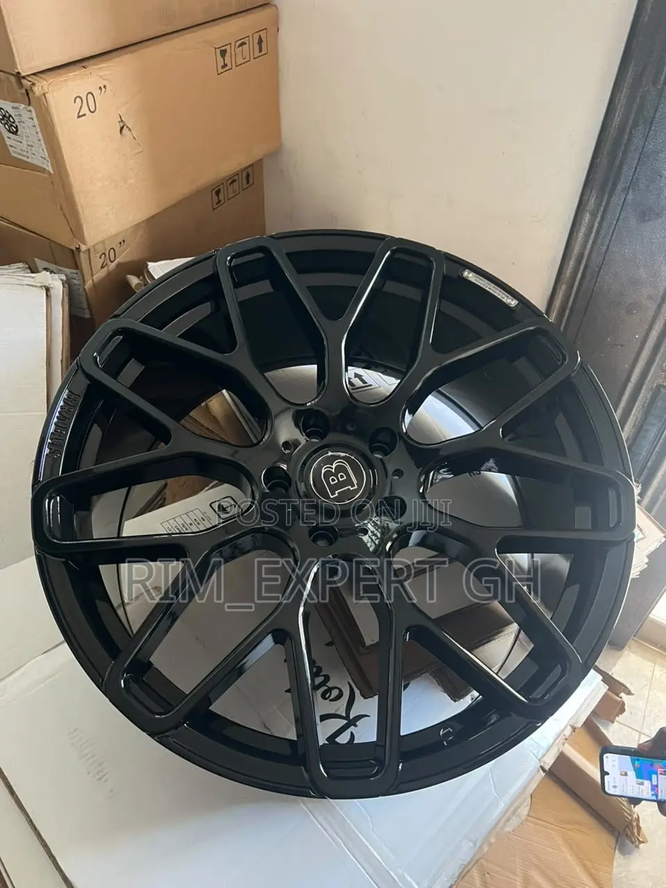 G63 BRABUS-Style 22 Inch Black Alloy Rim