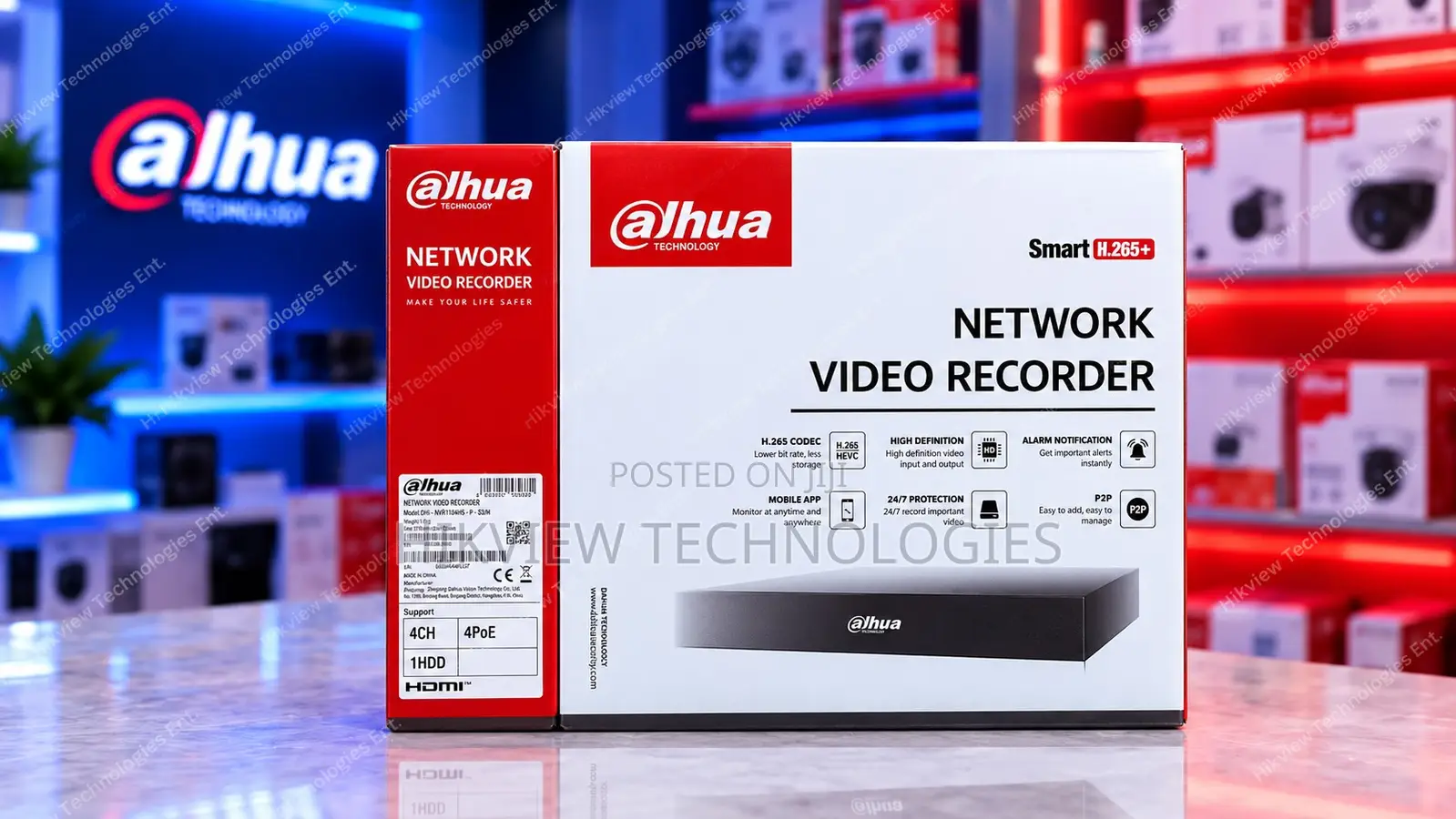 DAHUA NVR1104HS-S3/H 4-Channel IP Video Recorder
