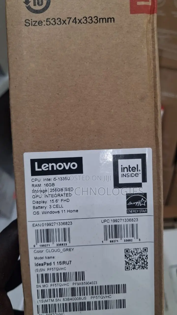 New Laptop Lenovo IdeaPad 1 16GB Intel Core i5 SSD 256GB